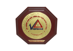 Huy chương vàng chất lượng sản phẩm ngành xây dựng VTOPBUILD